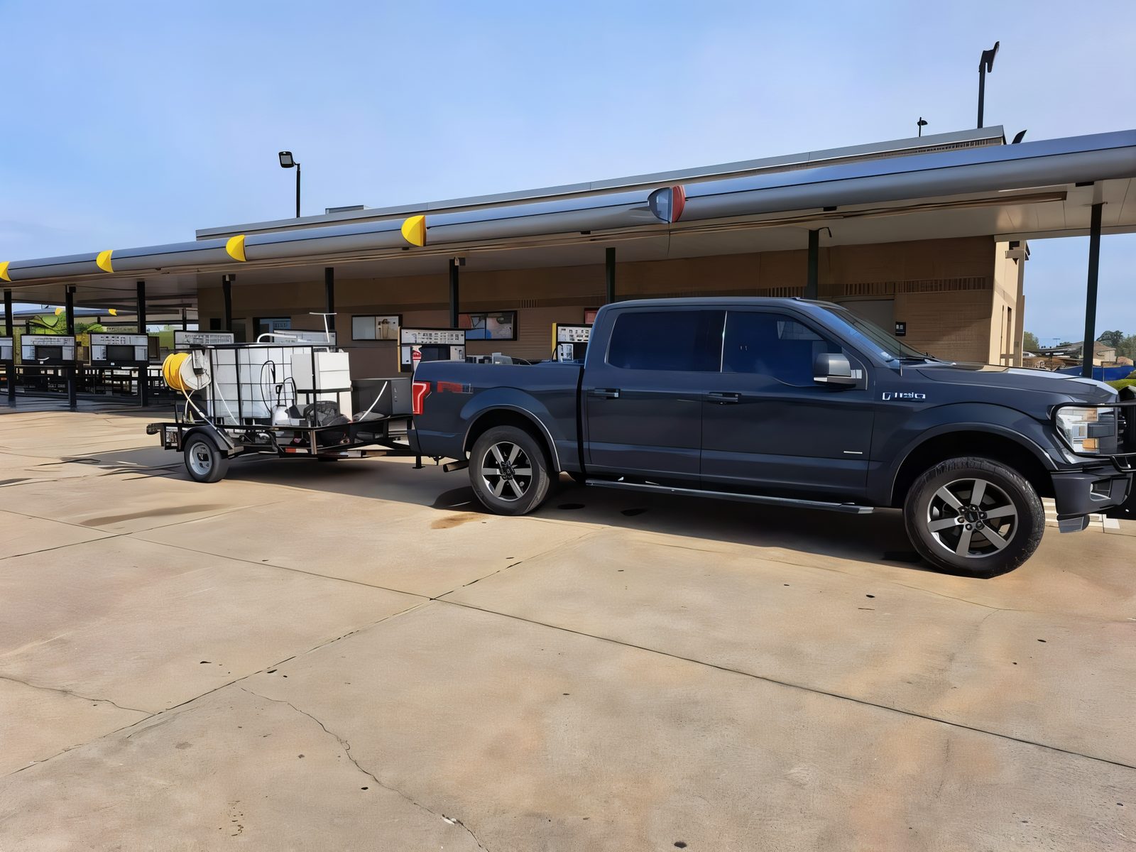Josh’s truck and trailer